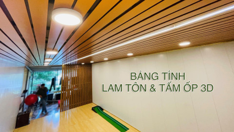 download bảng tính lam tôn & tấm ốp 3D