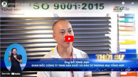 HTV9 HTV1 Vietbuild HCM 2023 - Thanh lam tôn & tấm ốp 3D Tổng Hợp