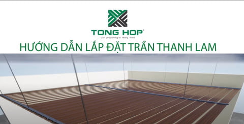 Lắp đặt trần thanh lam tôn U75, U40